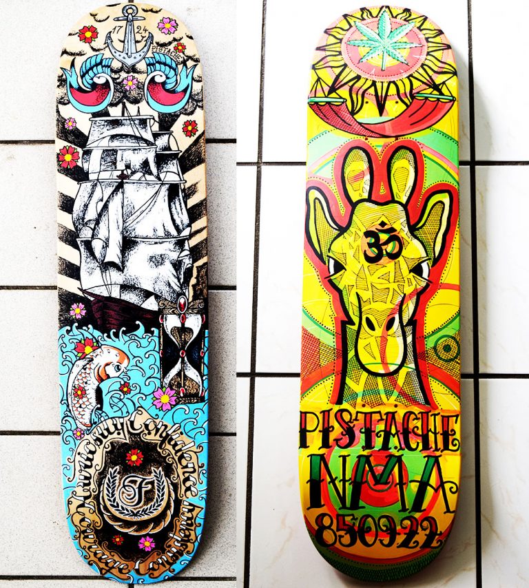 Skate Art Skateboard Artists Pistache Artists