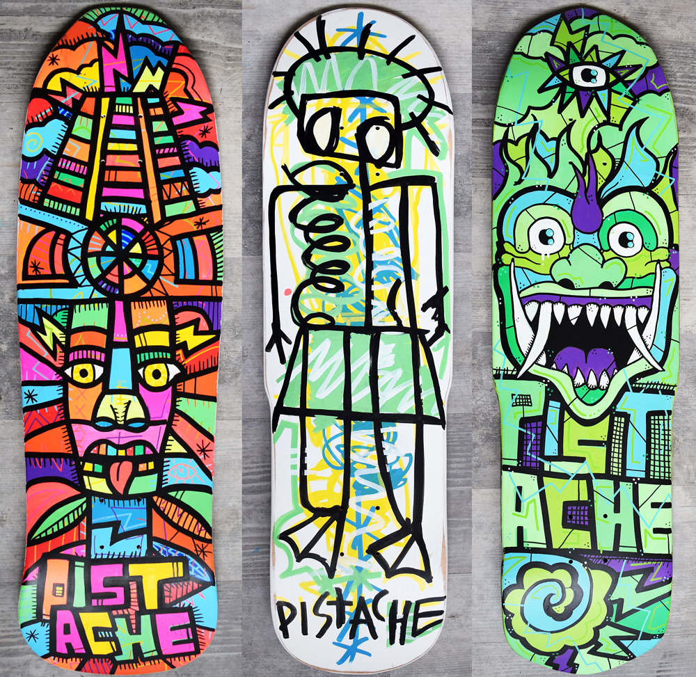 Skate Art Skateboard Artists Pistache Artists